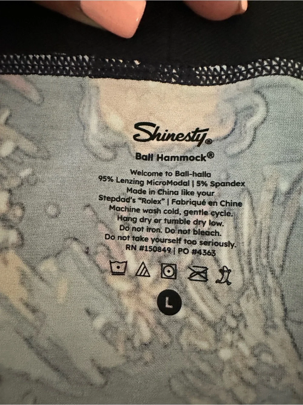 Men’s Shinesty Navy Patriotic Eagle Boxer Briefs with Ball Hammock. NWT Size L